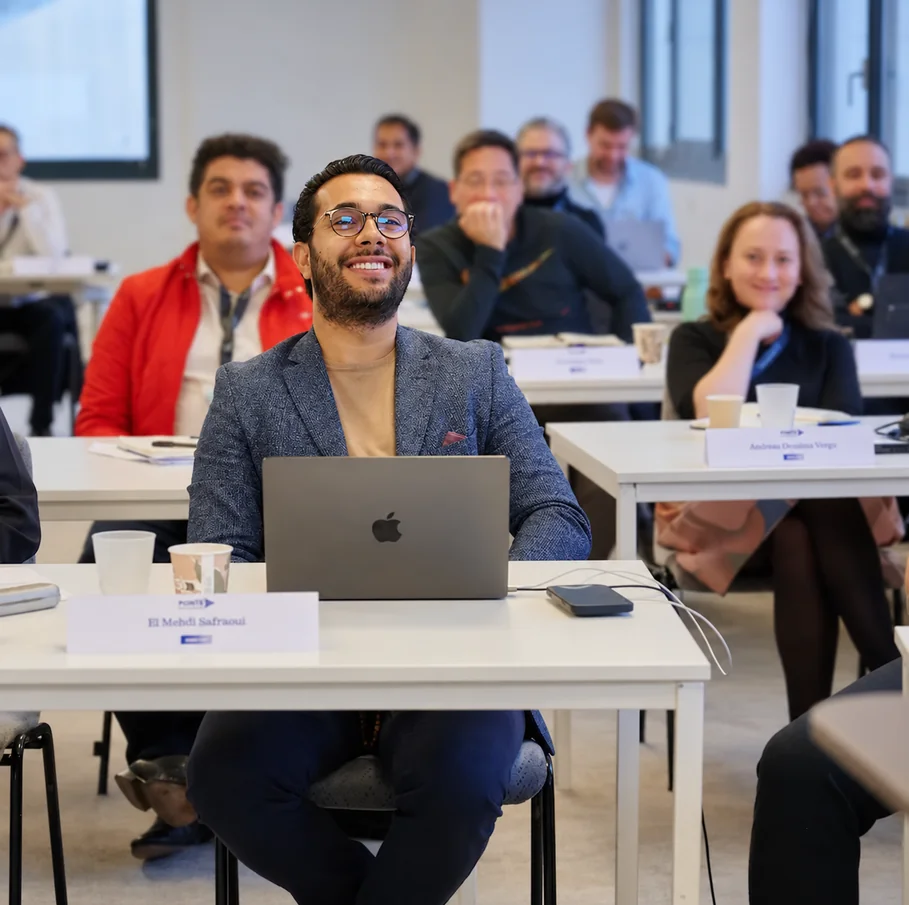 El Mehdi Safraoui lors d’une session à l’École des Ponts Business School